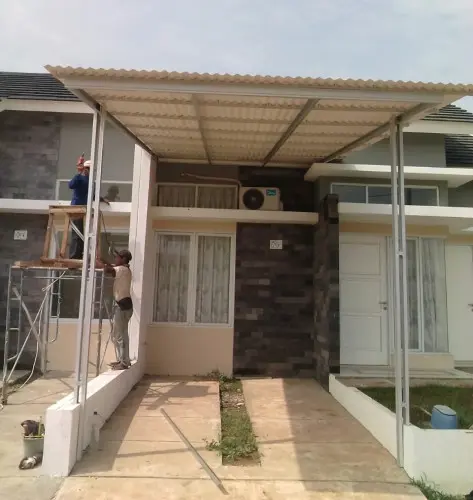 Kanopi Alderon RS Single Layer  depok