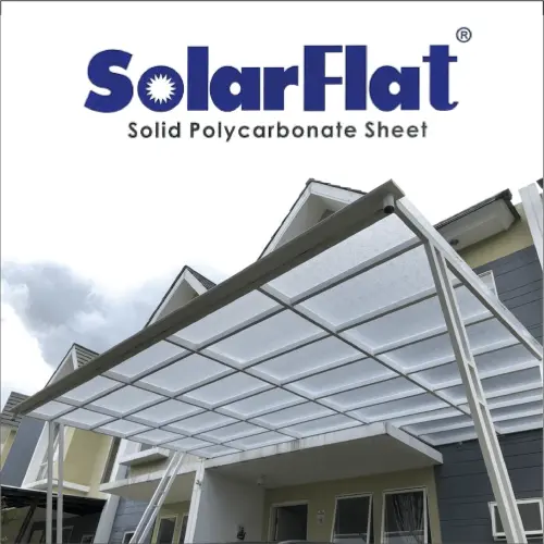 Kanopi Solarflat 3 mm  depok